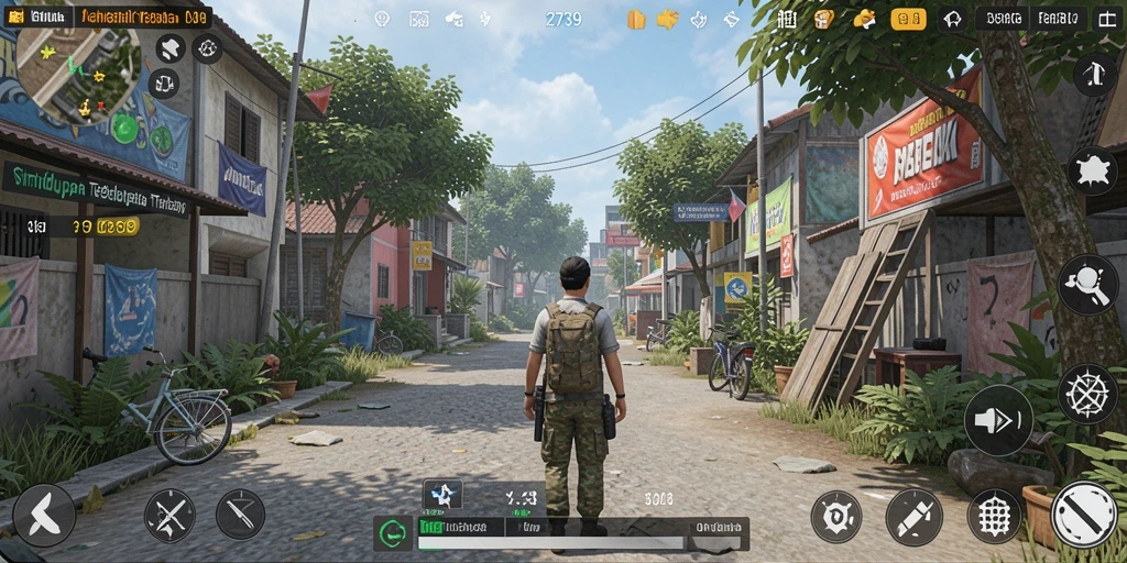 Screenshot menampilkan karakter dalam gameplay Simulation yang realistis.