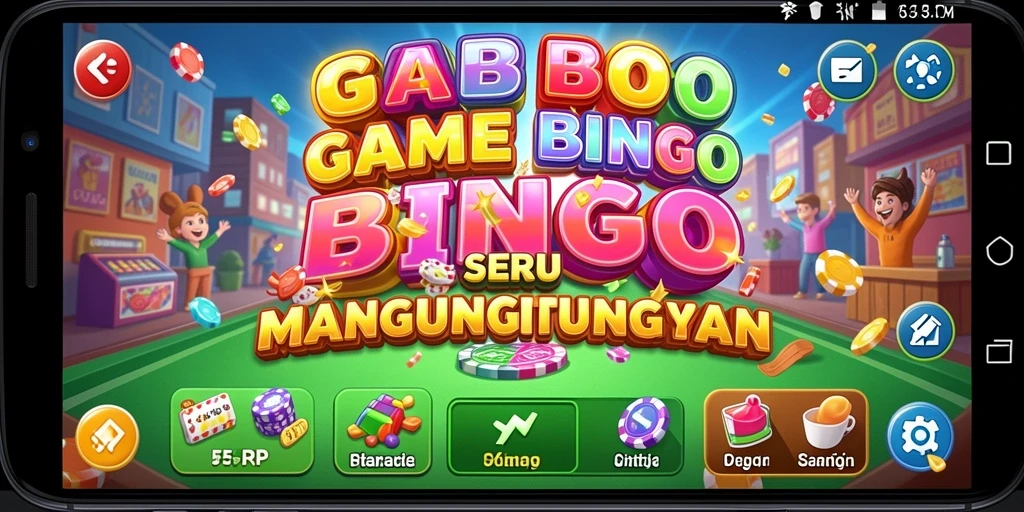 Tampilan gameplay seru dan interaktif di 55RP Bingo.