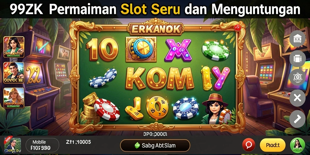 Tampilan gameplay seru di 99ZK dengan slot yang menarik.