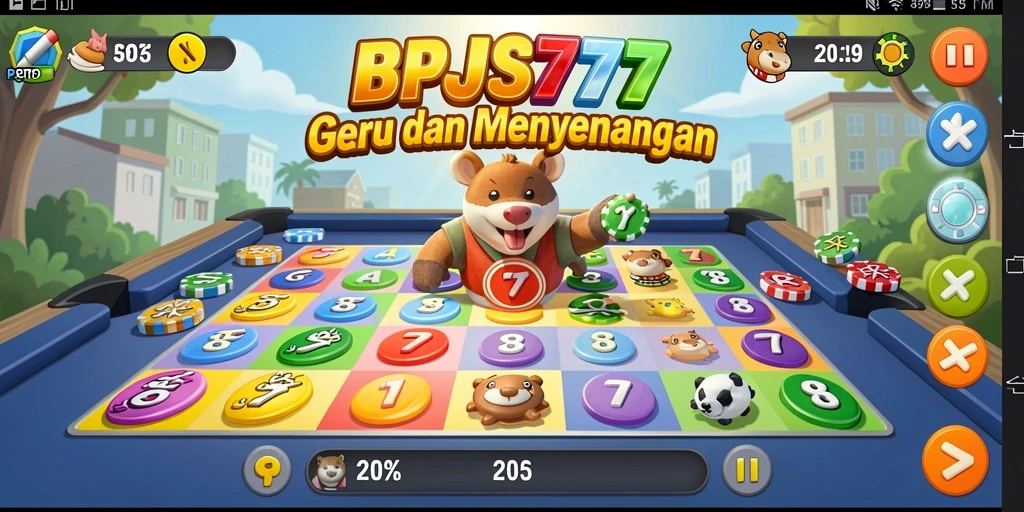 Tangkapan layar gameplay seru BPJS777 dengan tema Bingo.