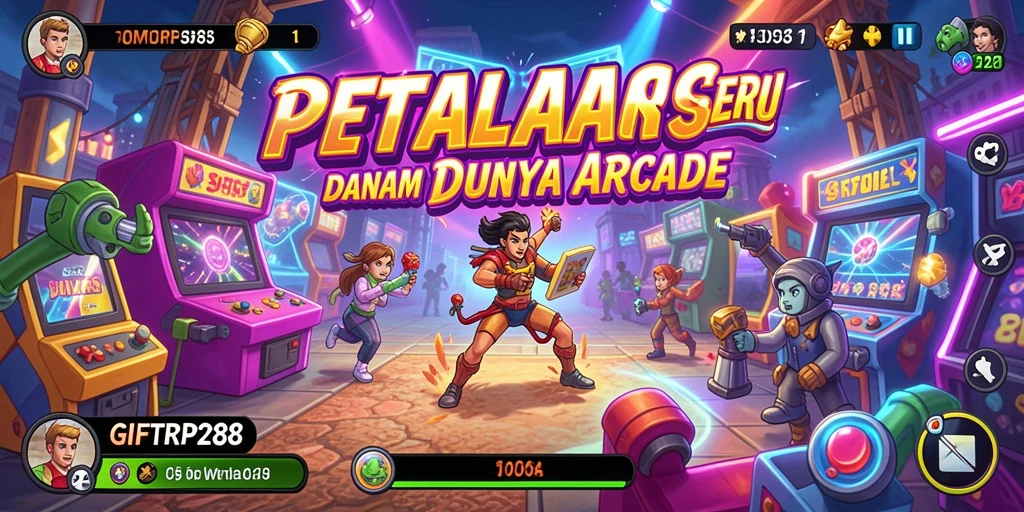 Screenshot gameplay GIFTRP288 yang menunjukkan aksi seru dalam permainan Arcade.