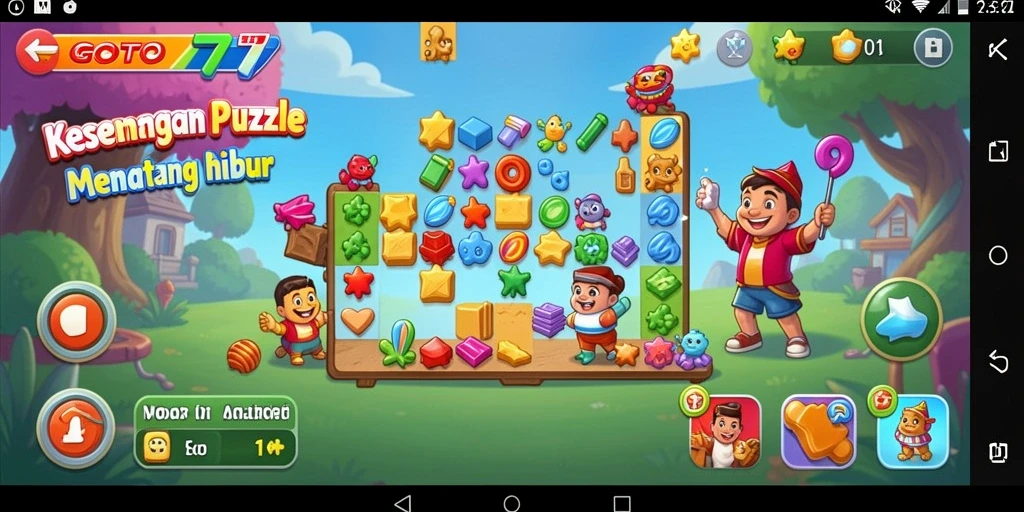 Tampilan gameplay GOTO77 yang menantang dan mengasyikkan.