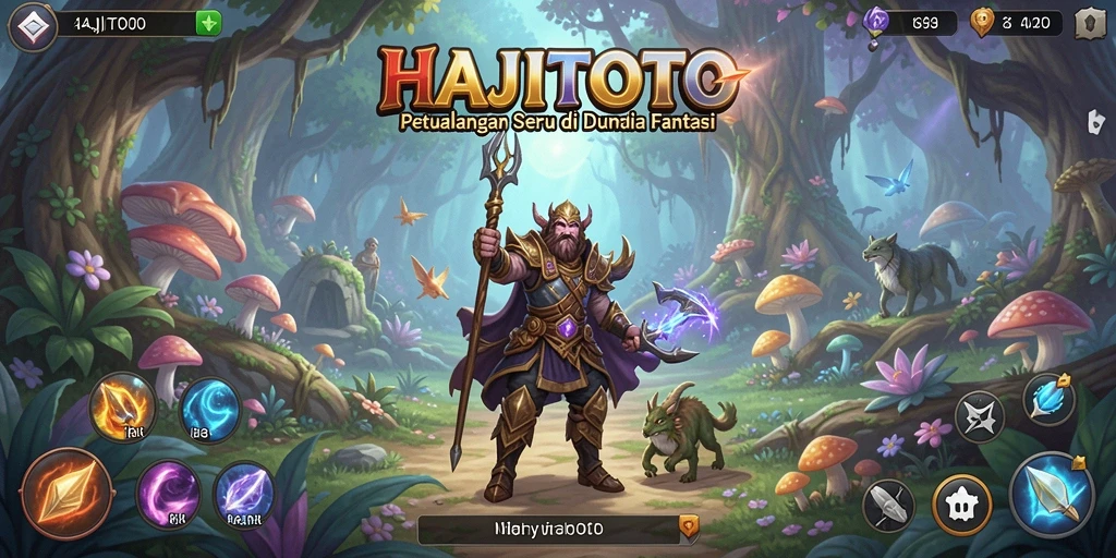 Tampilan gameplay seru di dunia petualangan HAJITOTO.