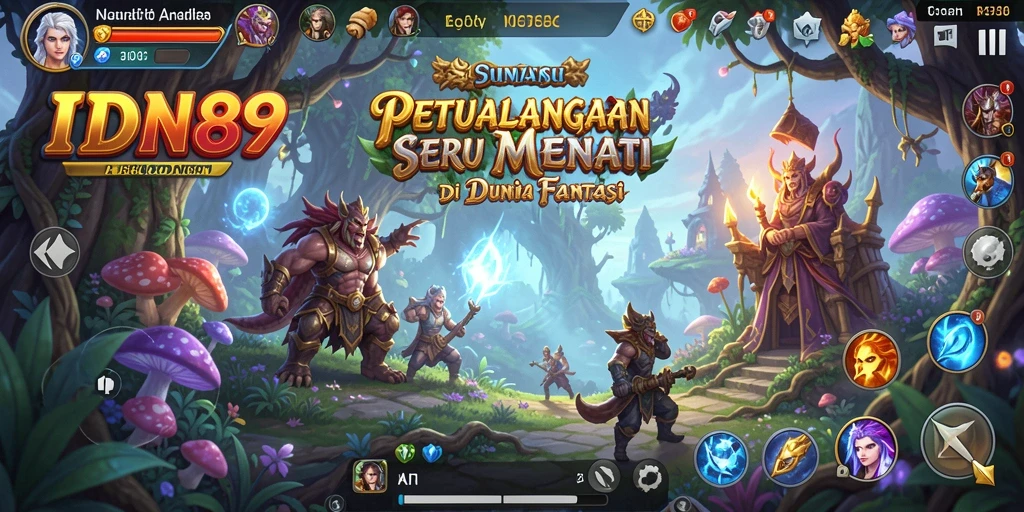 Tampilan gameplay IDN89 yang memikat di dunia petualangan.