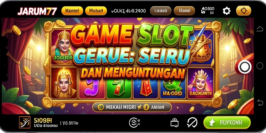 Tampilan gameplay seru dari JARUM77 dengan grafis menawan.