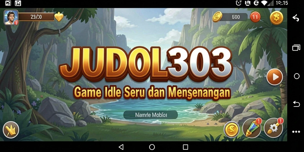 Tampilan screenshot utama JUDOL303 menampilkan gameplay Idle yang seru.