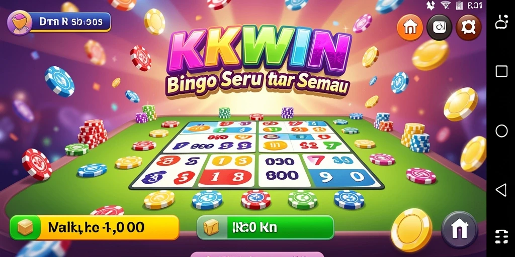 Gameplay Bingo yang menarik dan penuh warna di KKWIN.