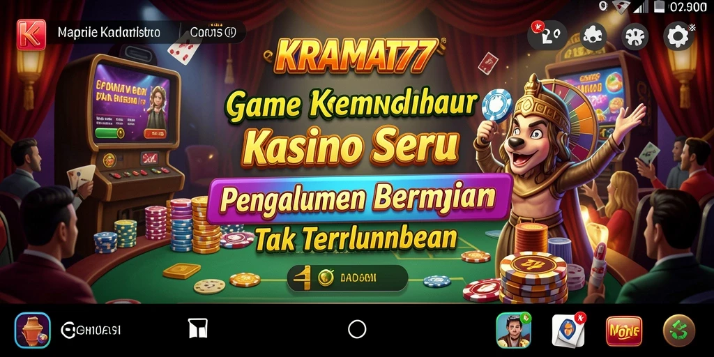 Screenshot gameplay KRAMAT77 menampilkan aksi kasino yang mengasyikkan.