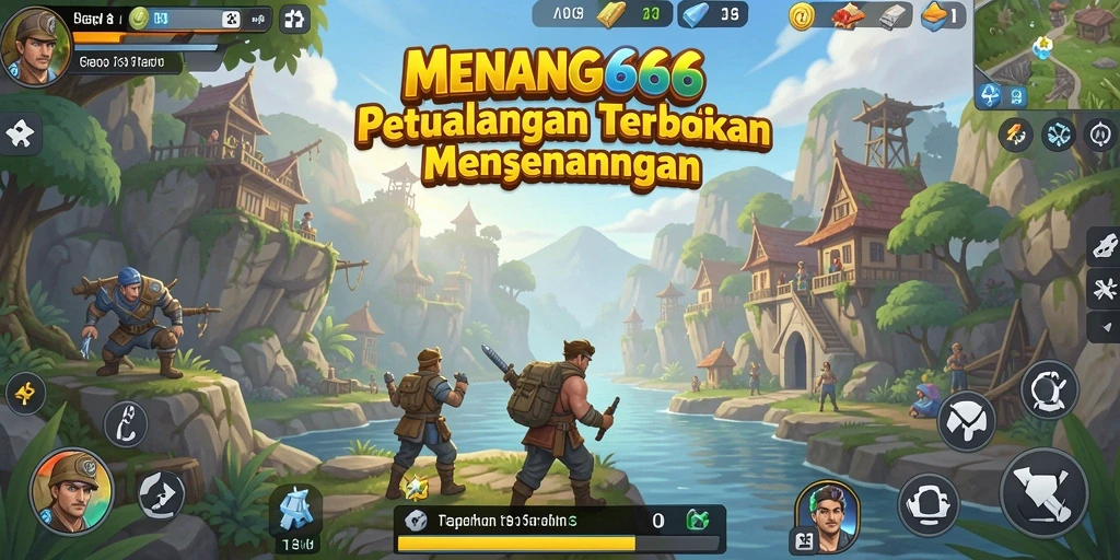 Screenshot MENANG666 menampilkan dunia Open World yang luas dan interaktif.