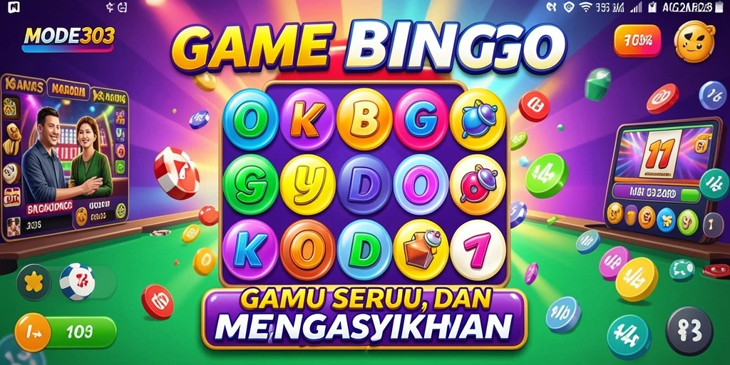Tampilan gameplay Bingo yang seru di MODE303.