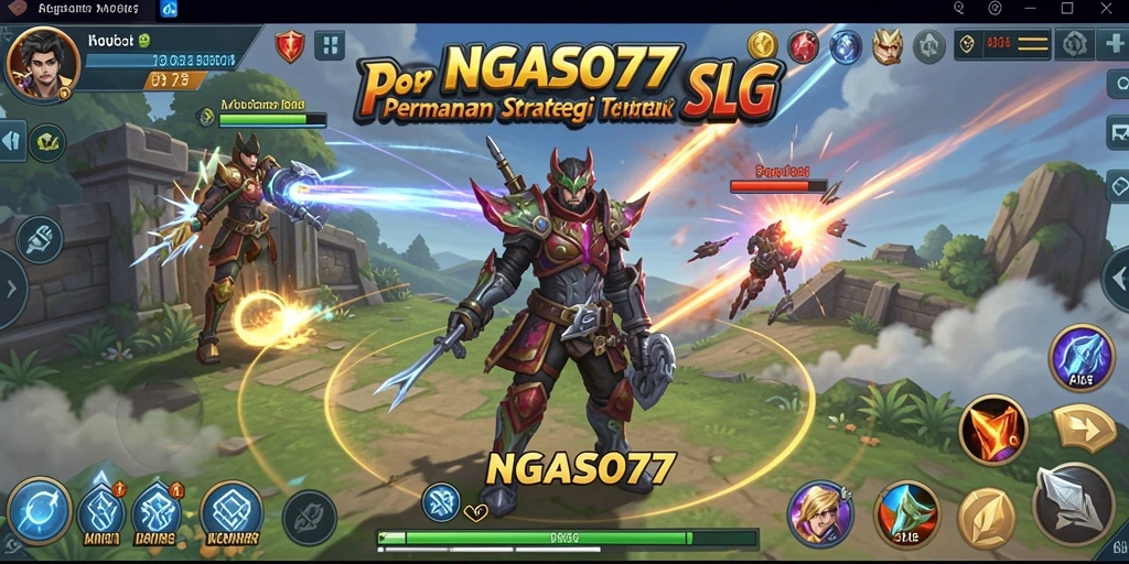 Tampilan gameplay seru di NGASO77 yang penuh strategi.