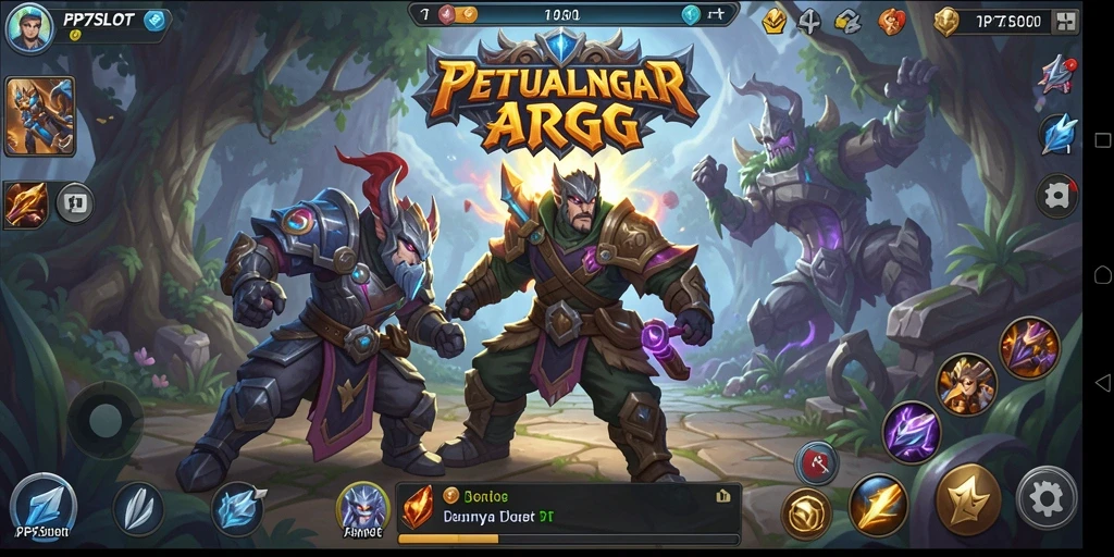 Gameplay seru PP7SLOT dengan grafis epik saat bertarung.