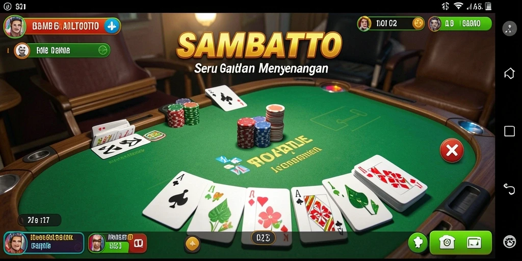 Screenshot gameplay seru SAMBALTOTO dengan pemain yang terlibat.