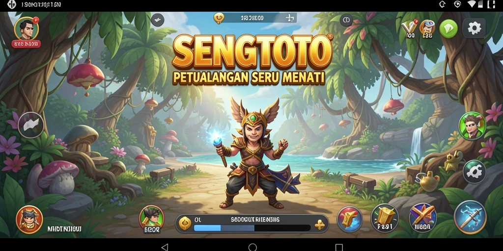 Tampilan gameplay SENGTOTO yang menakjubkan dalam petualangan.